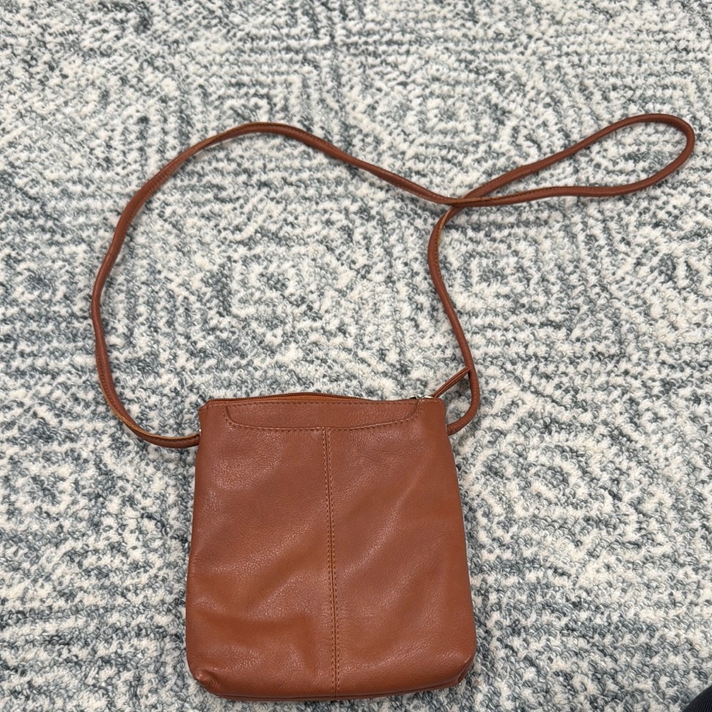 Brown Leather Crossbody Bag